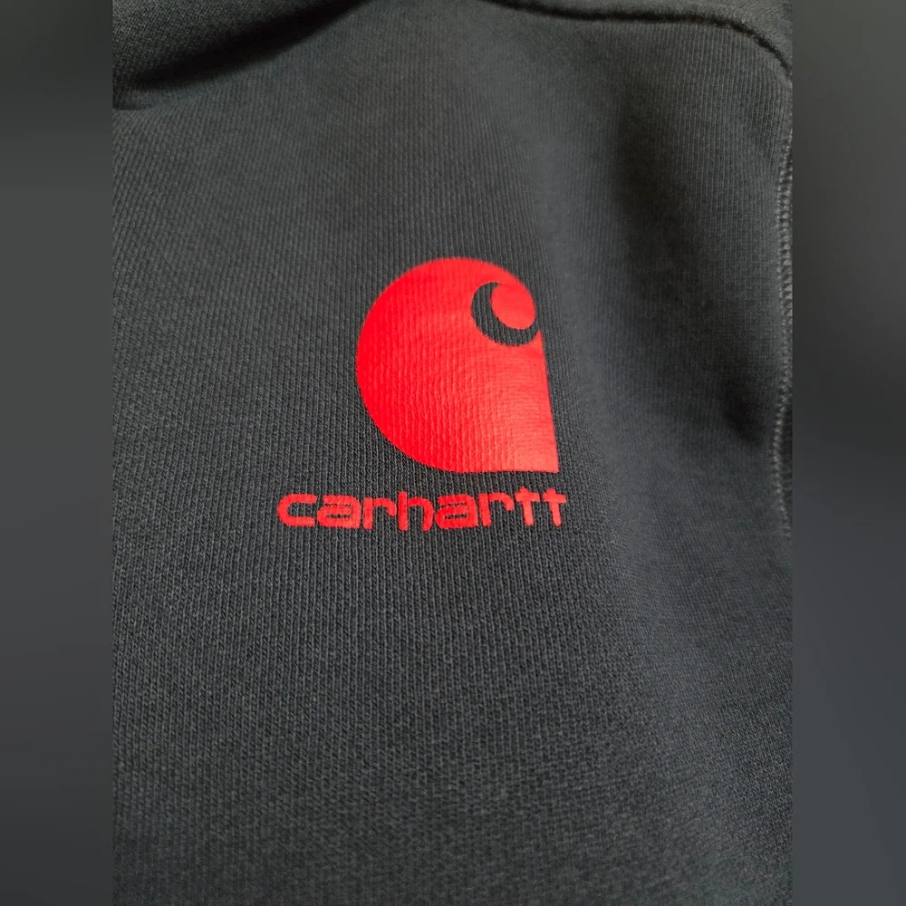 Carhartt Youth Blue and Red Sweatshirt Hoodie - Picture 5 of 7